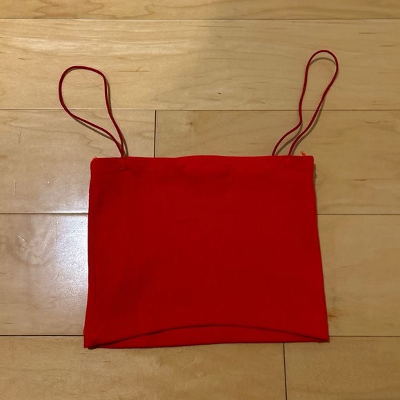 orange zara tank top - Picture 2 of 2